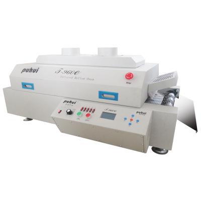 China machine repair shop product puhui t960e smt 5 hot zones hot zones benchtop machine lcd touch screen channel reflow heating soldering furnace for sale