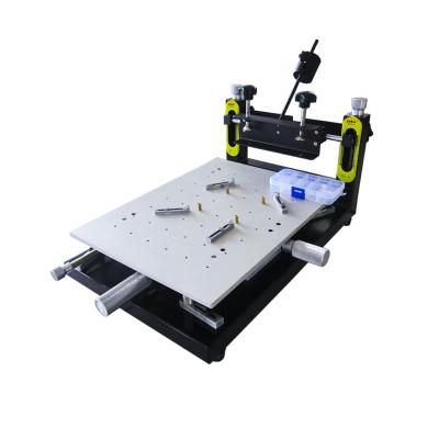 China manual solder paste factory puhui smt pcb stencil printer silk screen printing machine for sale