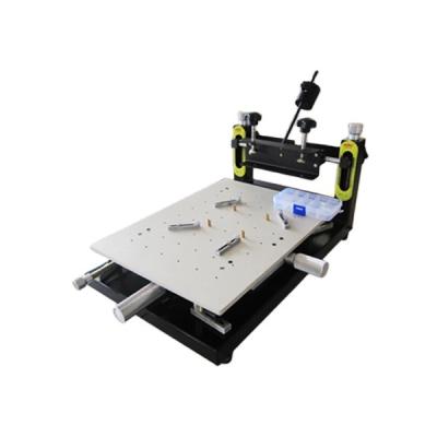 China Printing solder paste on PCB puhui manual SMT solder paste screen printer, PCB board stencil printer screen printing machine for sale