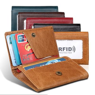 China Good quality unisex rfid wallets with rfid protection wallet anti rfid with leather material for sale