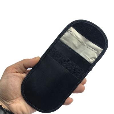 China Rfid Signal Bocking Bag For Car Keys RFID Signal Blocking Bag Protecting Privacy Pocket Wallet Case For Car Keys for sale