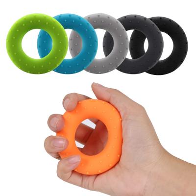 China Home\Gym\Wholesale Eco-frienly Portable Sports Performance Silicone Hand Grip Ring For Finger Strength for sale