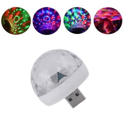 China Many Places Led Small Magic Ball For Stage Light Party Sound Control Effect USB Mini Ball DJ Lights Disco for sale