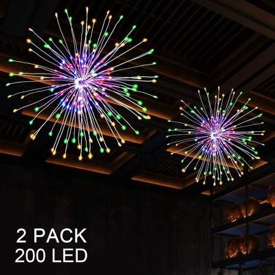 China 8 Optional Warm Colors 2021 Decorative LED String Fairy Lights For Christmas Starburst Party for sale