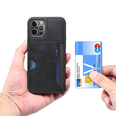 China Shockproof Credit Card Slot Wallet Phone Case for Iphone, Phone Case for iPhone 12 12 pro Max Max for sale