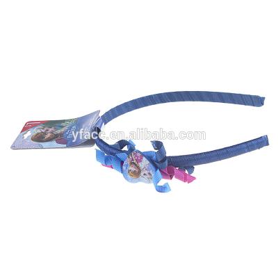 China Newest Style Sweet Bow Princess Baby Hairband Plastic High Quality Colorful Heart Children Headband for sale