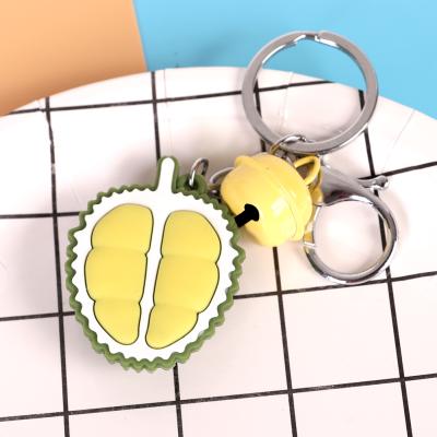 China Yellow Duck Key Chain Keychains For Woman New Yifan Custom Wholesale Fashion Adorable Plush Durian Love Promotion Gift Small for sale