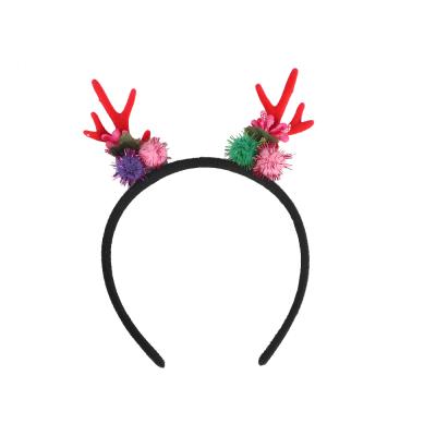 China Yifan Wholesale Most Popular Christmas Fashion Cute Party Headband Fashion Antler Plastic Headband for sale