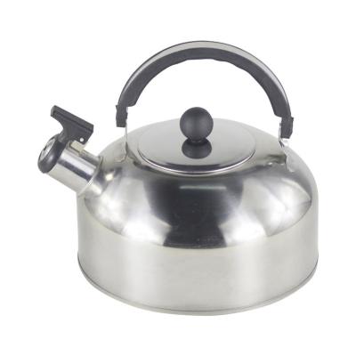 China Sustainable Stainless Steel Whistling Kettle Water Kettle For Stovetop Teapot With Heat Insulated Handle And Pour Spout For Tea Coffee for sale