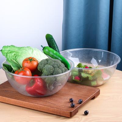 China Large Eco-friendly Plastic Salad Bowl Party Serving Snack Bowls Mixing And Serving Container For Snacks Fruit Candy for sale