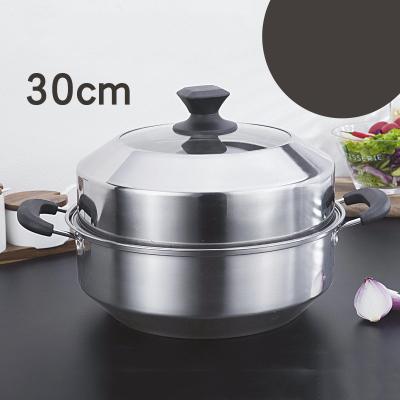 China Sustainable Stock Pot / Steamer Household Stainless Steel Steamer For 8-12 People Multilayer Stainless Steel Steamer for sale