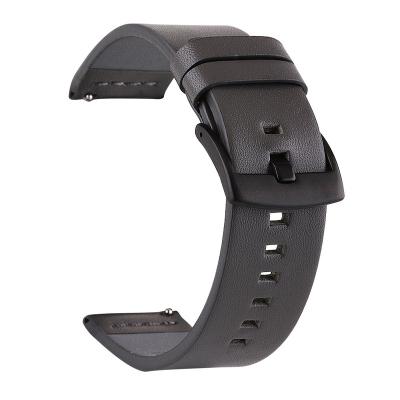 China Leisure Quick Release Grain Leather Watch Band Top Strap 18/20/22/24mm for sale