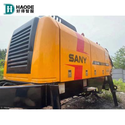 China 90kW potencia nominal del motor utilizado SANY HBT6013-90 bomba de hormigón diesel en buenas condiciones en venta