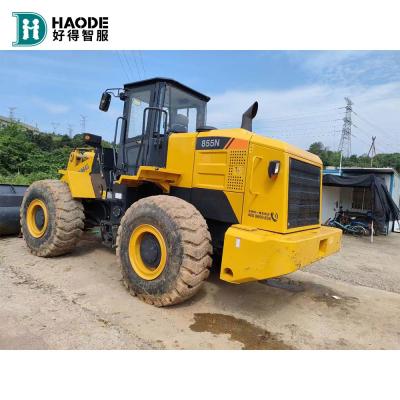 China 18000 kg LG855N Front End Loader Chinese Made 5 Ton Payloader CLG 856 Video verstrekt Te koop