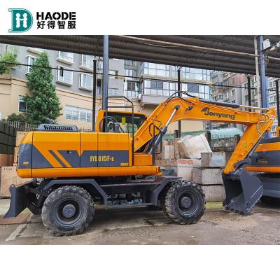 China 15 Tonnen-Radbagger Ft155w Jyl615e Gel150 mit Bewegungsauslegern zu verkaufen