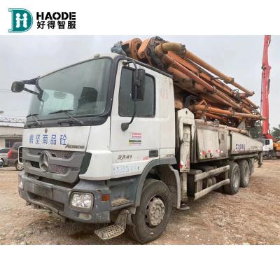 China Navio de pressão Haode Original Zoomlion 49M Caminhão hidráulico Máquina de bomba de concreto montada com tubo de concreto à venda