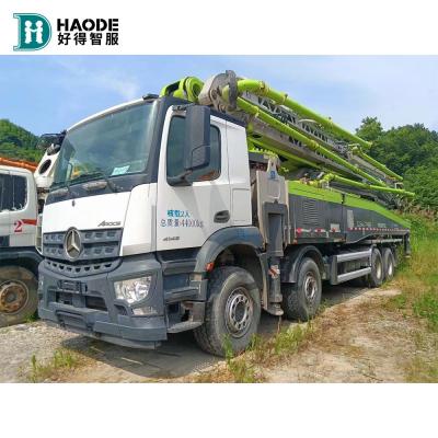 China Zoomlion 56m Boom Hydraulische Betonpomp Truck 300KW Kracht Te koop