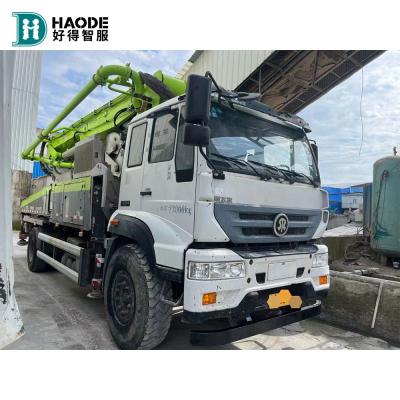 China O Zoomlion 38m 38X-5RZ-3 da HAODE é um caminhão de bomba de concreto com componentes de núcleo e rolamentos. à venda