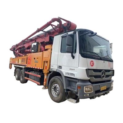 China Powerful HAODE Sany SYM5337THB 52m Mortar Concrete Pump Truck Boom Concrete Pumps Machine for sale