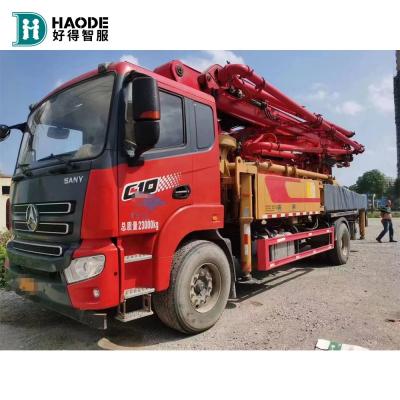 China HAODE Sany 39m Serie Betonpumpe Lastwagen Mörtelpumpe mit SYM5230THB1E Chassis Modell zu verkaufen