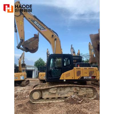 China Excavadora de 20 toneladas Usada Sany Excavadora SY215 C Mini Excavadora con capacidad de cubo de 0.93m en venta