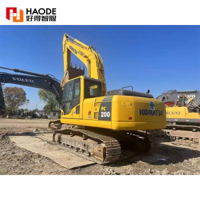 China 103 KW Komatsu SAA6D107E-1 válvula hidráulica Usada PC200-8 Excavadora de 20 t con mini cubo en venta