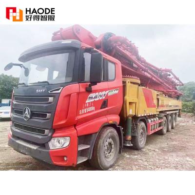 Chine Maximisez votre productivité avec le camion à pompe à béton de 65 m de Sany, avec un poids total de 54 000 kg. à vendre