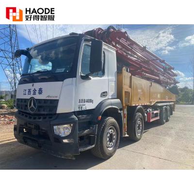 Cina 2020 56m Sany Concrete Pump Truck Benz Chassis Boom Pump Prezzo in vendita