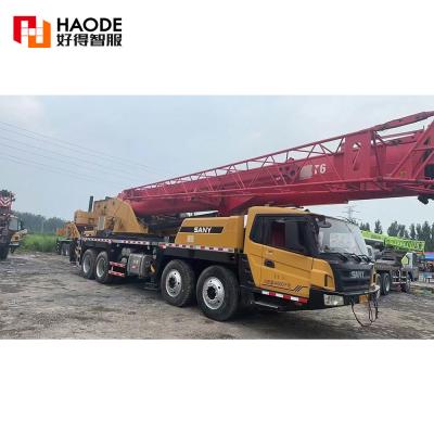 China High-Power Used Crawler Cranes SANY SCC550t5 China Origin Second-Hand Used Sany 50ton Crawler Crane In Good Condition en venta