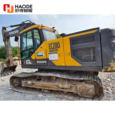 China Excavadora casi usada Excavadora VOLVO Ec200/20ton Medium Crawler Excavadoras de excavadora casi usadas en venta