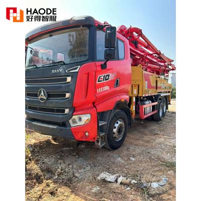 China 2021 43m Euro5 Second Hand Concrete Machinery Concrete Pump Construction Equipment Used Concrete Pump Truck for sale