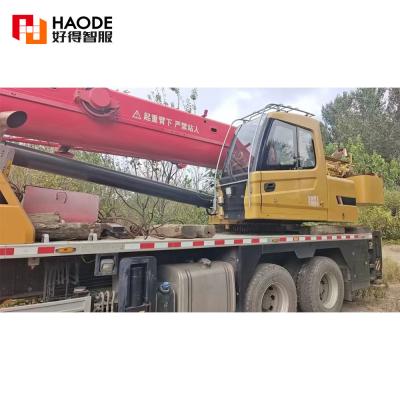 Κίνα Hydraulic Control System Top Brand Used Sany 4 Sections Booms 25 Ton Loading Capacity Truck Crane Stc250c5 on Sale προς πώληση