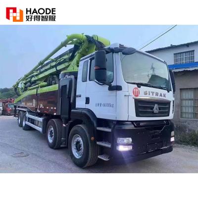 China Selling Used Zoomlion 2021 Concrete Pump Truck 37m 49m 52m 56m 62m 63m Second Hand Truck Mounted Concrete Pump Used Pump Truck à venda