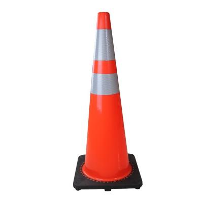 China 900Mm Height Heavy Duty Pavement Safety PVC Cone Traffic With 360X360Mm Base Height 360X360mm for sale