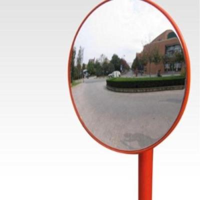 China 180 Degree Shatterproof Clear Flexible Convex Framed Mirror 2021 New View Road Ride Traffic Safety for sale