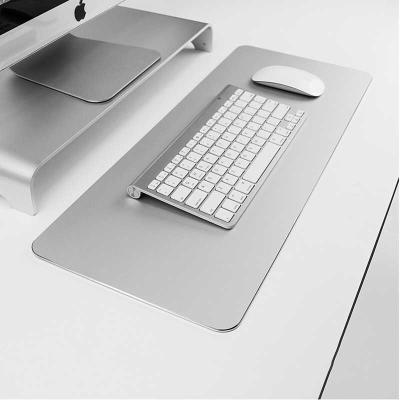 China Durable Custom Waterproof Gaming Keyboard Desktop Aluminum Leather Mouse Pad for sale