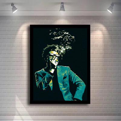 China Famous Modern Abstract Rock Singer Hip Hop Canvas Paintings On The Wall ART Paintings Pictures For Home Decor for sale