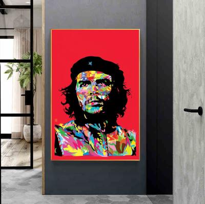 China Abstract Che Guevara Portrait Wall Art Posters And Prints Canvas Painting Picture For Living Room Design Home Decor for sale