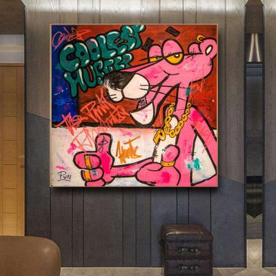 China New Classic/Postmodern Cartoon Simpson Graffiti Pop Street Art Wall Pictures And Posters Canvas Painting For Living Room Home Decor for sale