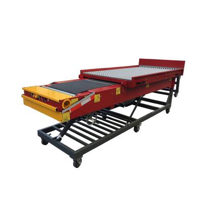 China Hot sale heat resistant mobile two belt conveyor and telescopic feeder made in china for sale