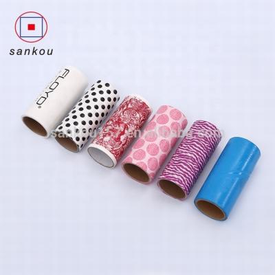 China New Viable Fiber Roller Handle Design Dusting Brush Cleaning Strip Replacement, Single Sticky Fiber Remover for sale