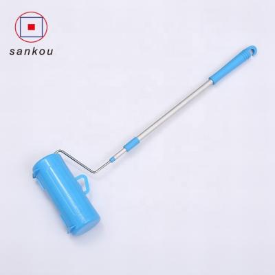 China Adjustable Long Handle Fiber Manual Roller Cleaning Household For Hair Dust Dog Cat Hair Remover for sale