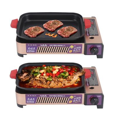 China Household non-stick outdoor good price factory supply multi-function built-in pan oven for sale