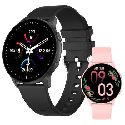 China 2022 New Arrivals Touch Screen Smart Watch With Colorful Dials Round Smart Watch Ip67 Waterproof Smart Watches Zl02 for sale