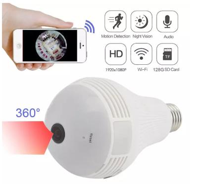 China Dropshipping Human Motion Tracking V380 2mp 1080P Night Vision Light Bulb Camera Low Power Electronic Wireless wifi mini for sale