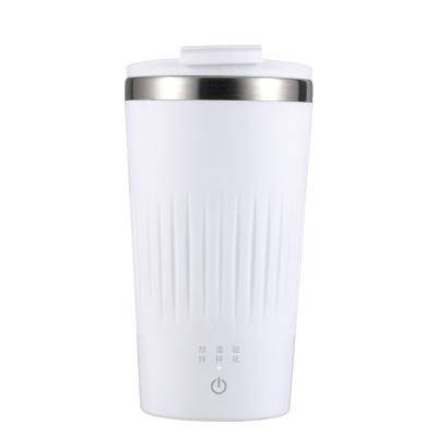 China New Product 2022 Viable Stirring Electric Portable Coffee Charging Magnetic Outdoor Fitness Steel Cup 400ml for sale