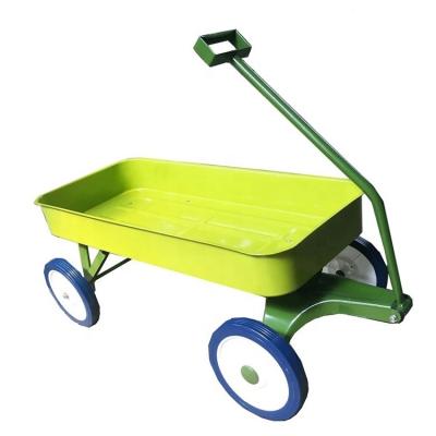 China Steel Steel to Trolley Kid Children Metal Cart Toy Play Cart for sale