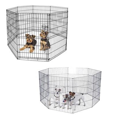 China Portable Folding Lightweight Pet Metal Dog Playpen Barrier Breathable for sale