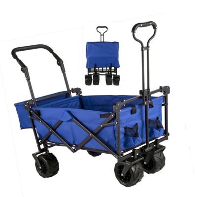 China High Quality Utility Folding Utility Cart Folding Beach Camping Portable Garden Garden Sports Cart Foldable Wagon for sale