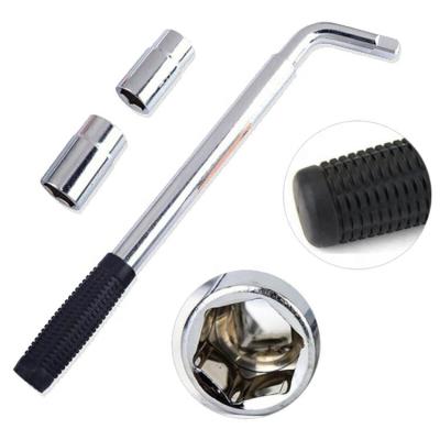 China Widely Used In Cars Auto Telescopic Extendable Hook Wrench Wheel Wrench for sale